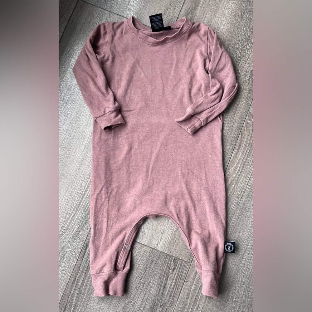 COPY - 6-12 Month Wooly Doodle Romper in No Way Rose